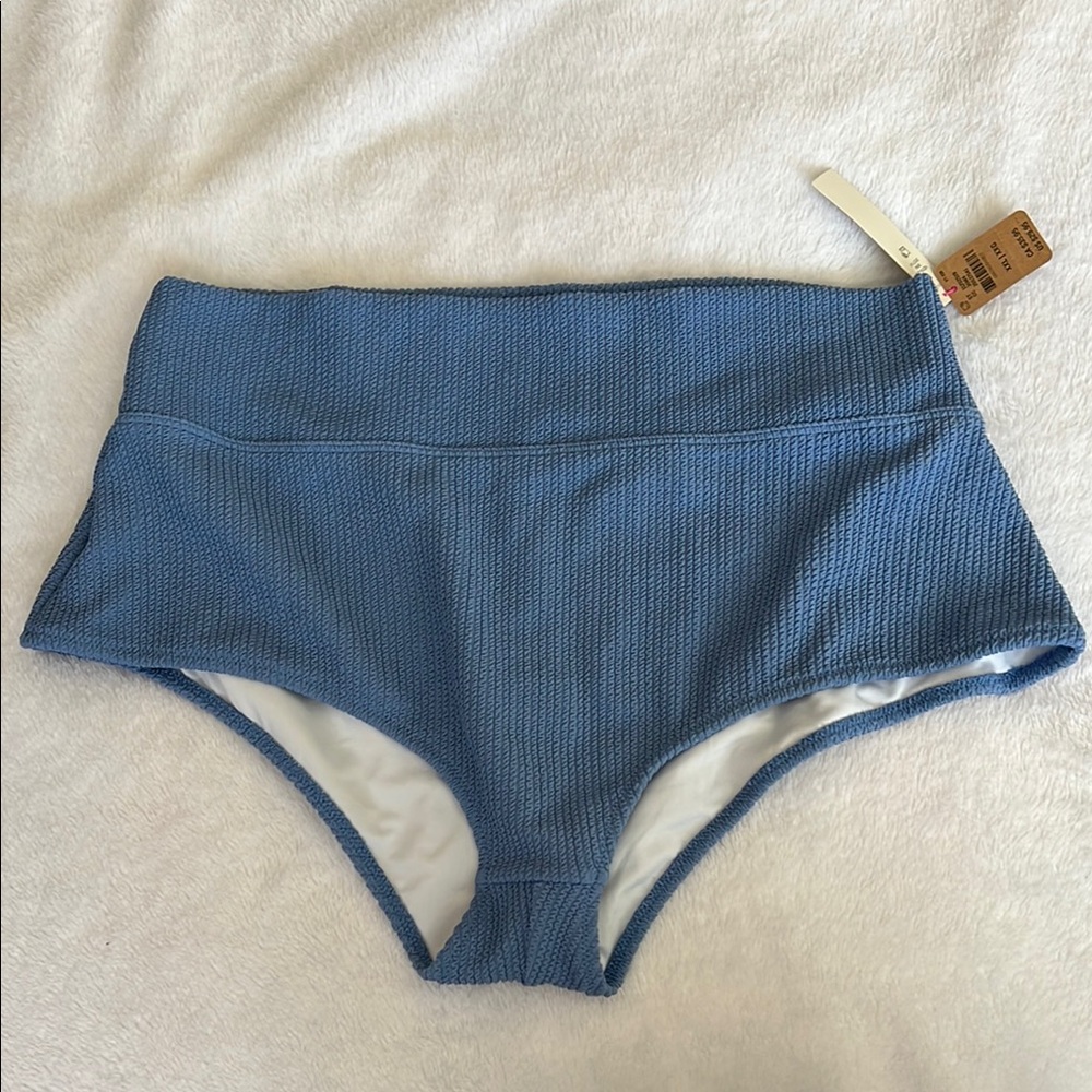 PINK Victoria's Secret Blue Bikini Bottom